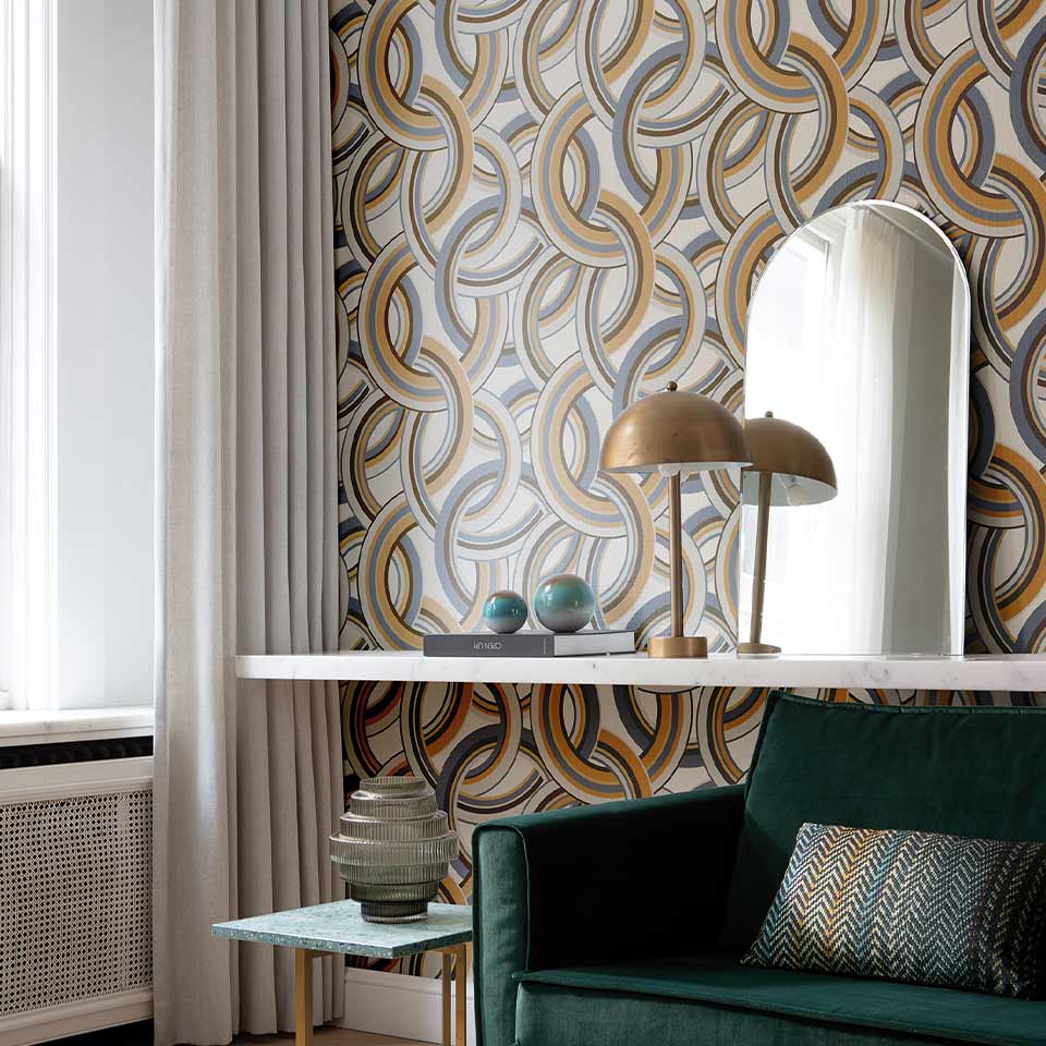art deco tapet boheme