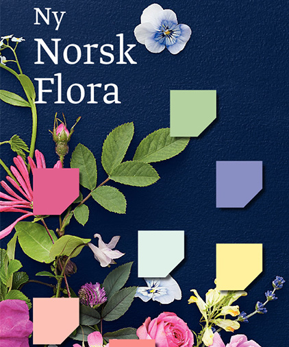 Fargekart ny norsk flora