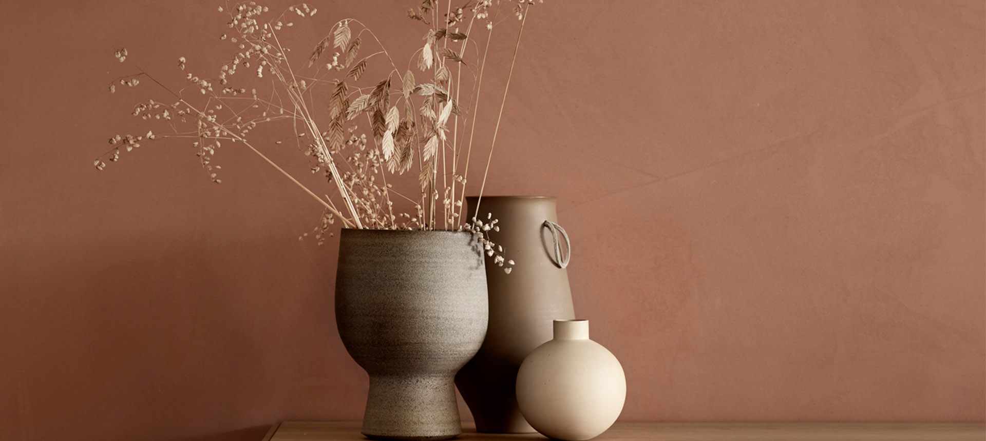 Terracotta rød vegg