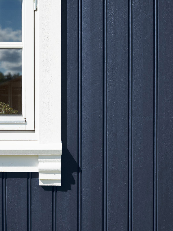 Blått panel