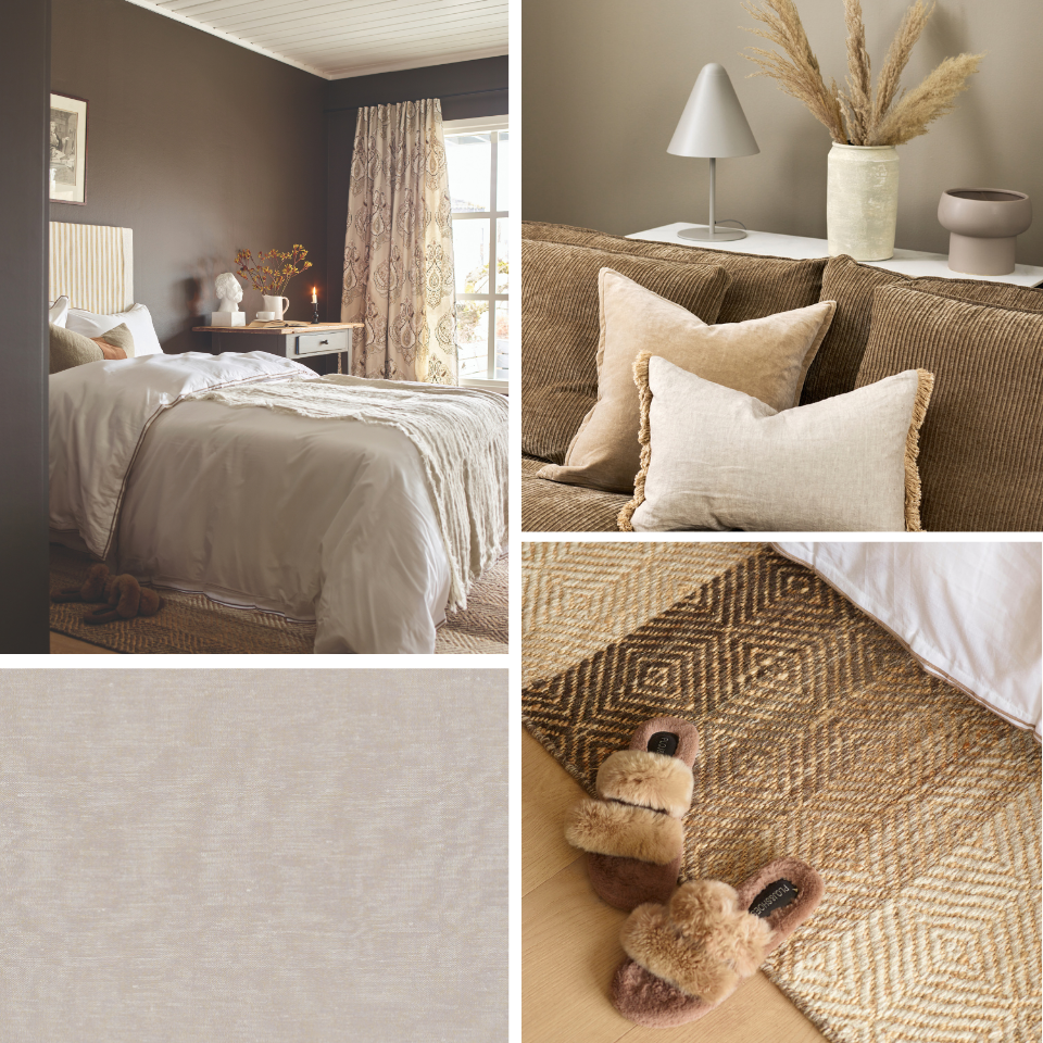 Beige farger soverom