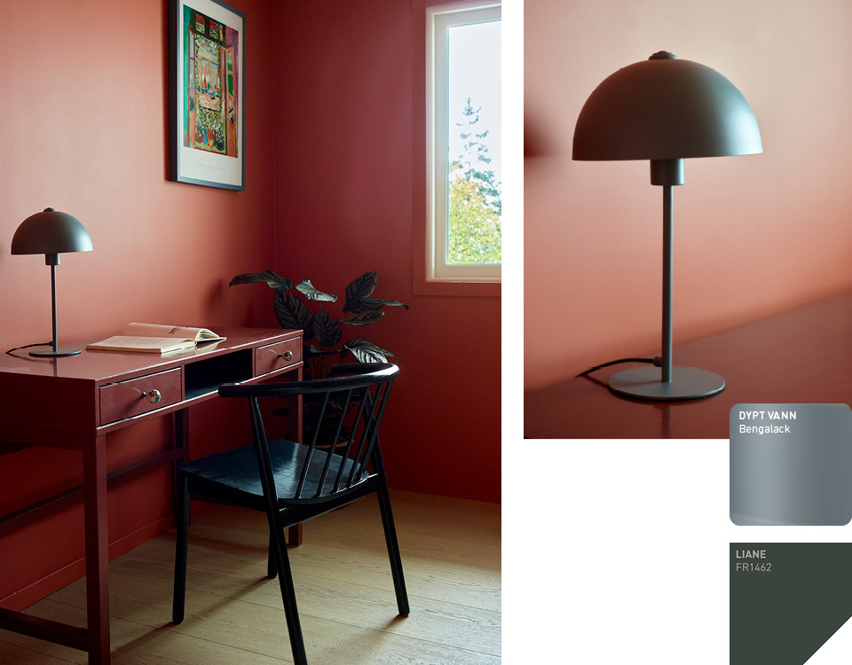 Spraymale lampe