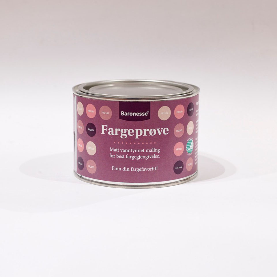 Fargeprøve maling 