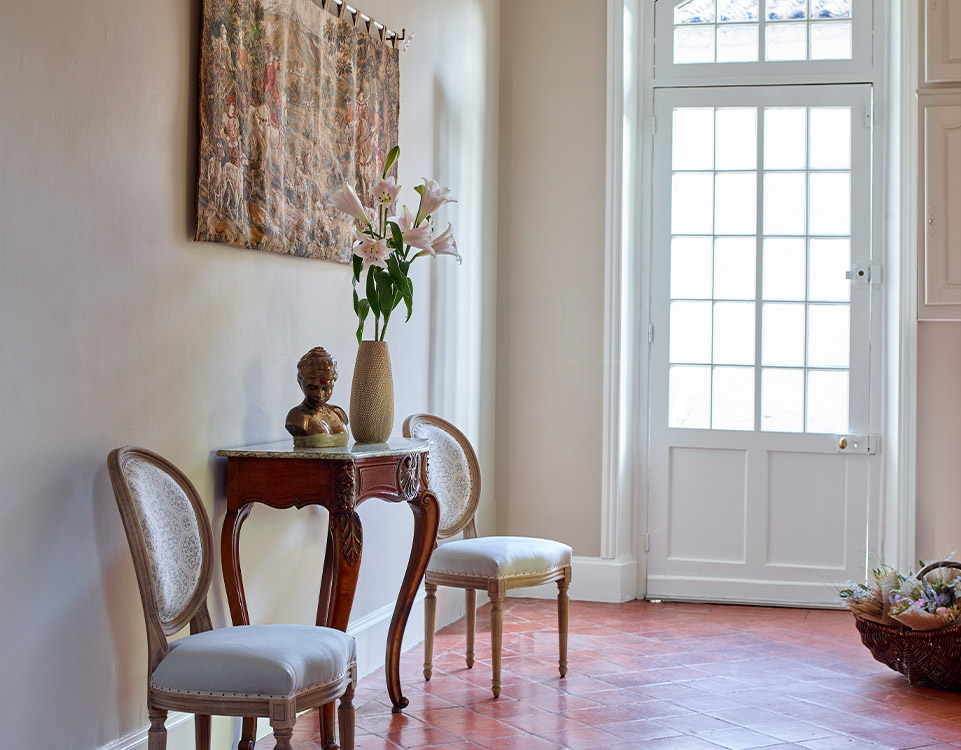 Hall fransk slott