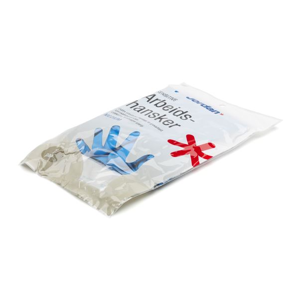 Jordan Arbeidshanske Gummi Latexfri Sensitiv Medium