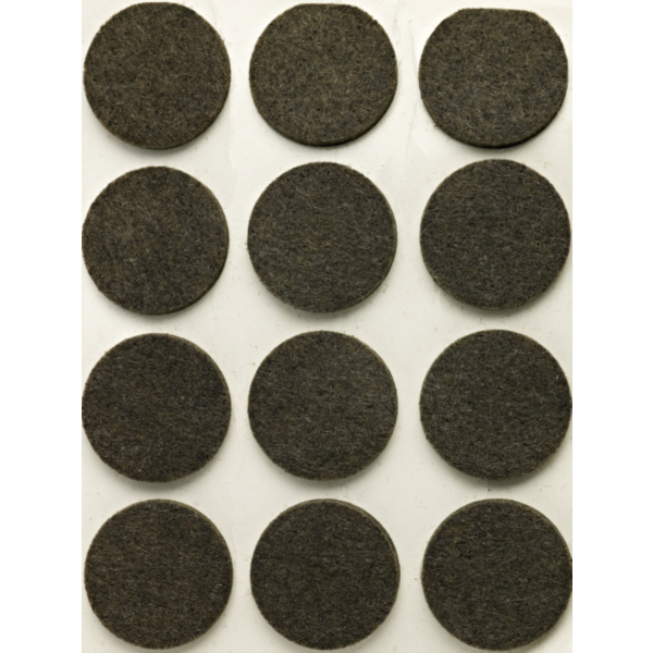 Hitachi Møbelfilt Selvklebende Brun 9 pk 25 mm