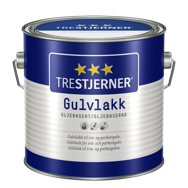 Trestjerner Gulvlakk Oljebasert Blank