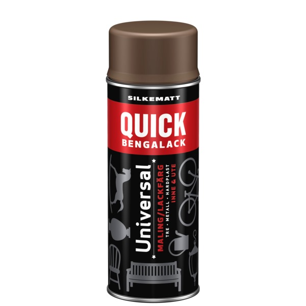 Scanox Quick Bengalack Spray Skinn Silkematt
