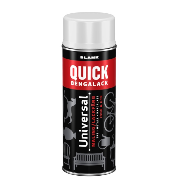 Scanox Quick Bengalack Spray Hvit Blank