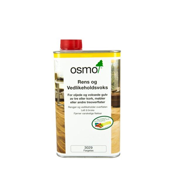Osmo Rens og Vedlikeholdsvoks 3029 Klar 1 l