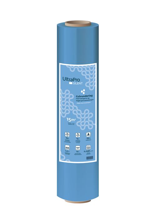 UltraPro Gulvunderlag Silent med fuktsperre