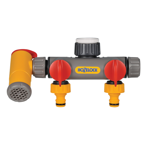 Hozelock Krankobling 2-veis Flowmax