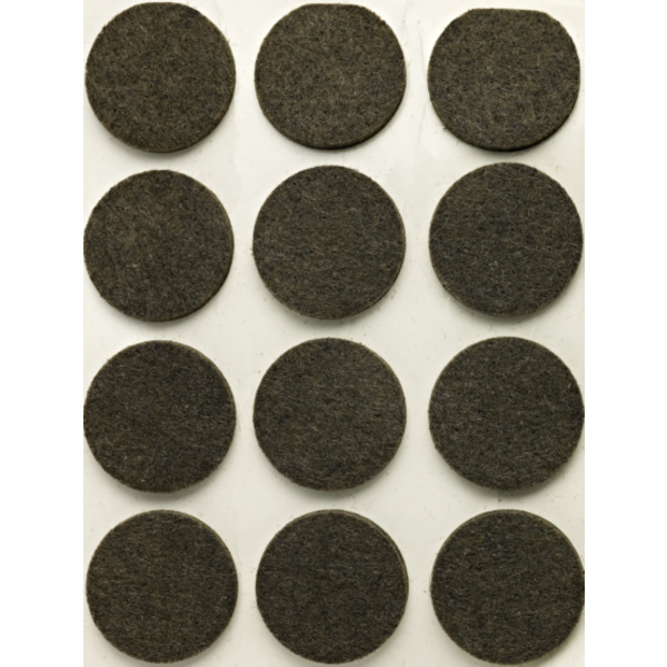 Hitachi Møbelfilt Selvklebende Brun 9 pk 25 mm