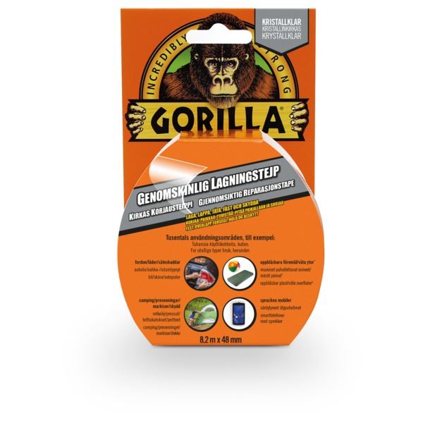 Gorilla Tape Repair - Clear 8,2 m x 48 mm