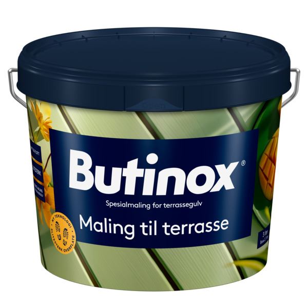 Butinox Maling Til Terrasse Klassisk Hvit 2,7 l