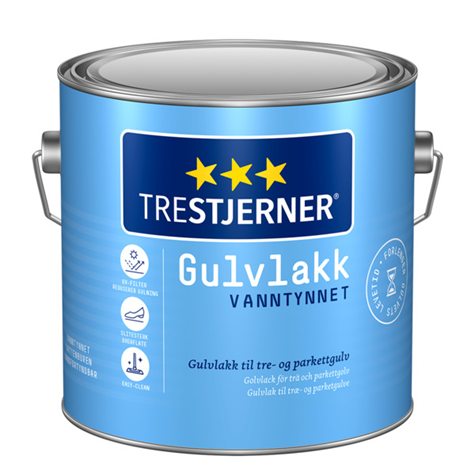 Trestjerner Gulvlakk Matt