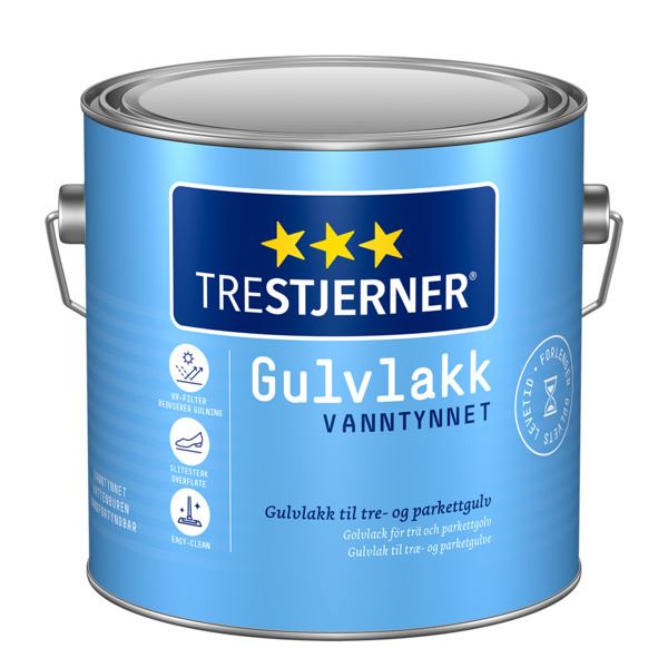 Trestjerner Gulvlakk Halvblank 3 l