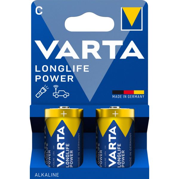 Varta Batteri Longlife Power LR14 C 2pk