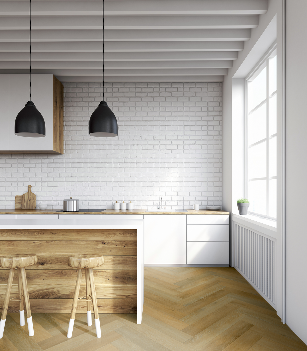 Aspecta Isocore Herringbone Oak Albano Klikkvinyl