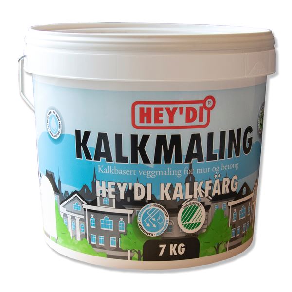 Heydi Kalkmaling - Hvit 7 kg