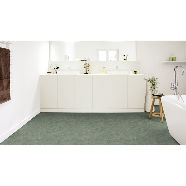 Tarkett Aquarelle Royal Marble Soft Green Våtromsbelegg 2 m