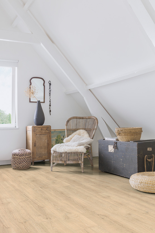 Quick-Step Majestic Skogseik Beige Laminatgulv