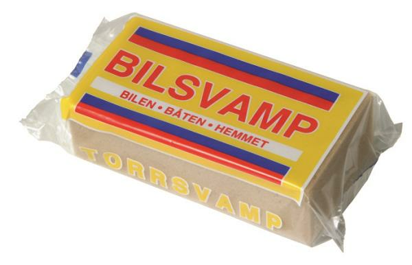 Krefting Bil Vaskesvamp Gul 17,5 x 8,5 mm