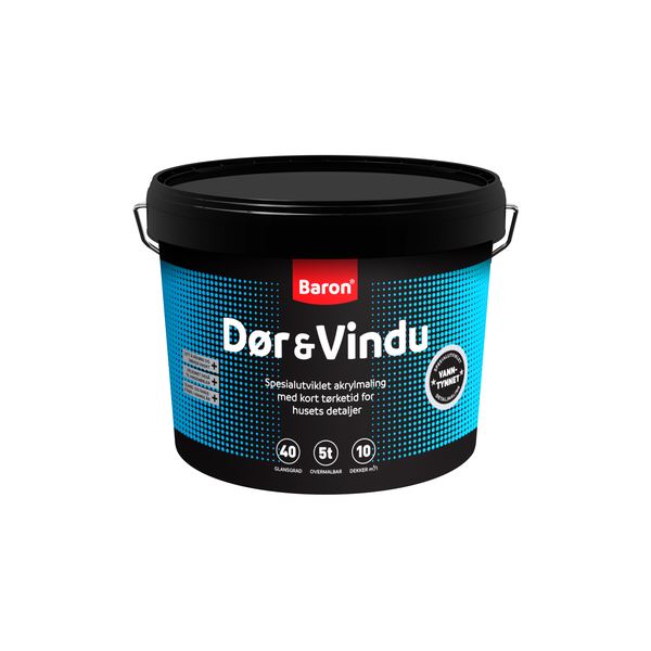 Baron Dør og Vindu Fargeløs - base 0,9 l