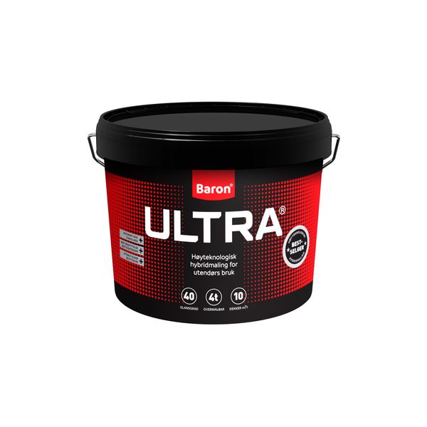 Baron Ultra Eksteriørmaling Fargeløs Base 2,7 l