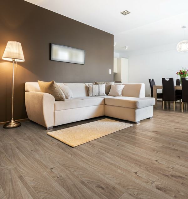 Moskus 12 Beige Eik Laminatgulv