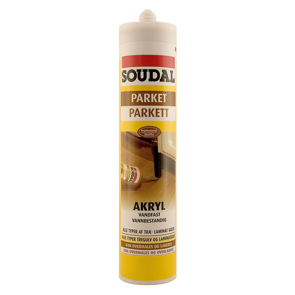 Soudal Parkettkitt Akryl Lys Eik / Bøk 300 ml