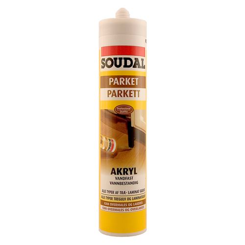 Soudal Parkettkitt Akryl Lys Eik / Bøk 300 ml