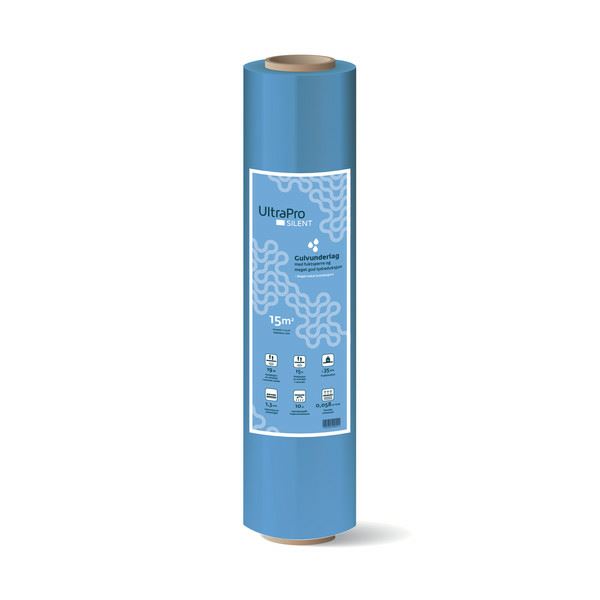 UltraPro Gulvunderlag Silent med fuktsperre