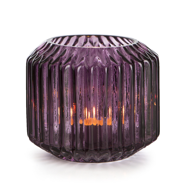 Festival Telyseglass Stripe Plomme