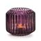 Festival Telyseglass Stripe Plomme