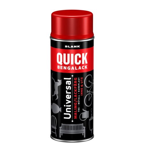 Scanox Quick Bengalack Spray Signalrød Blank
