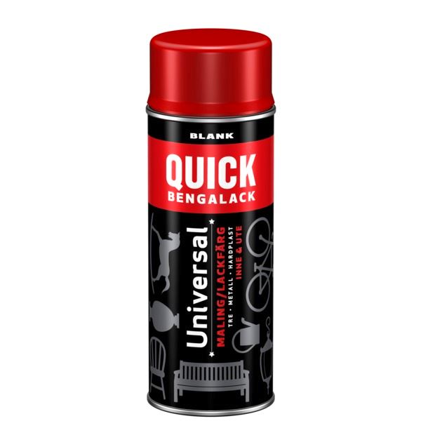 Scanox Quick Bengalack Spray Signalrød Blank 400ml