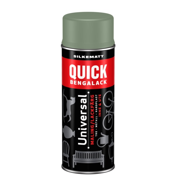 Scanox Quick Bengalack Spray Varmgrønn Silkematt