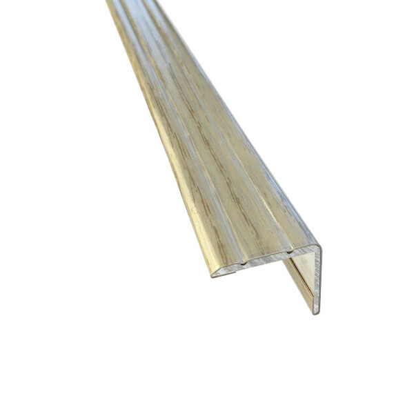D-profile Trappenese 25X20mm Cotton White