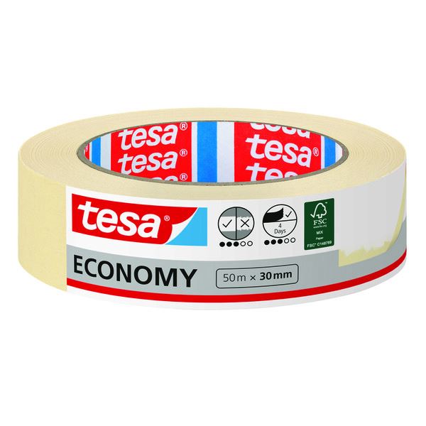 Tesa Maskeringstape Economy 50m x 30mm