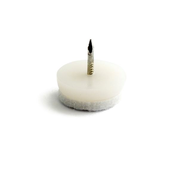 Habo Gulvbeskyttelse Filt/Stift - Ø22 mm Hvit