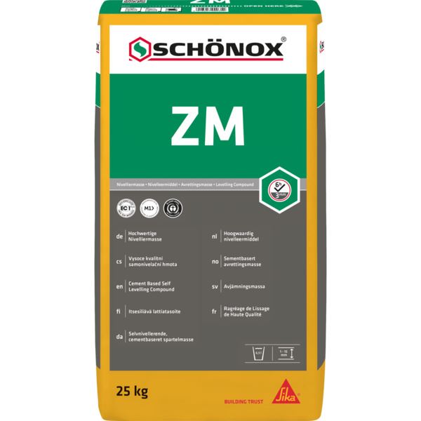 Schønox Avrettingsmasse Gulvsparkel ZM 25kg